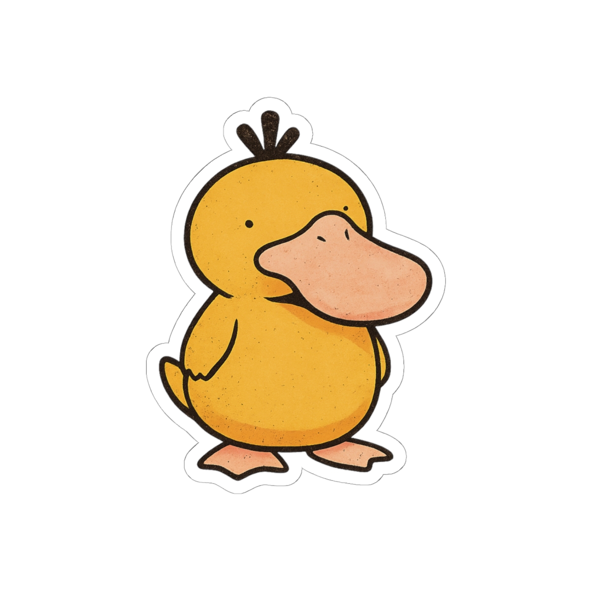 Cute Psyduck Pokémon Sticker | Funny Vinyl Decal