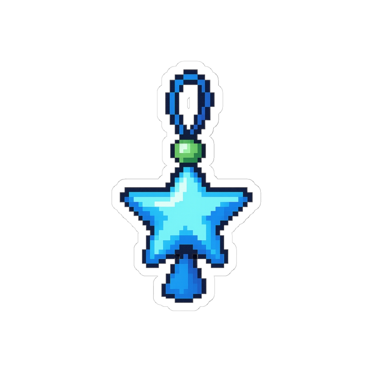 Shiny Charm Sticker | Cute Sparkly Vinyl Decal - alternate angle 2, merchandise