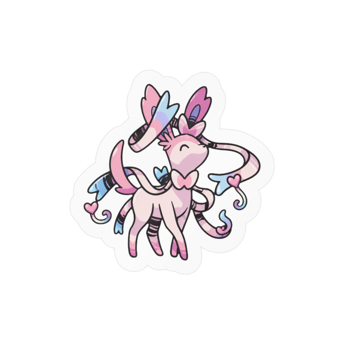Sylveon Cute Pokémon Sticker | Adorable Fairy-Type Vinyl Decal