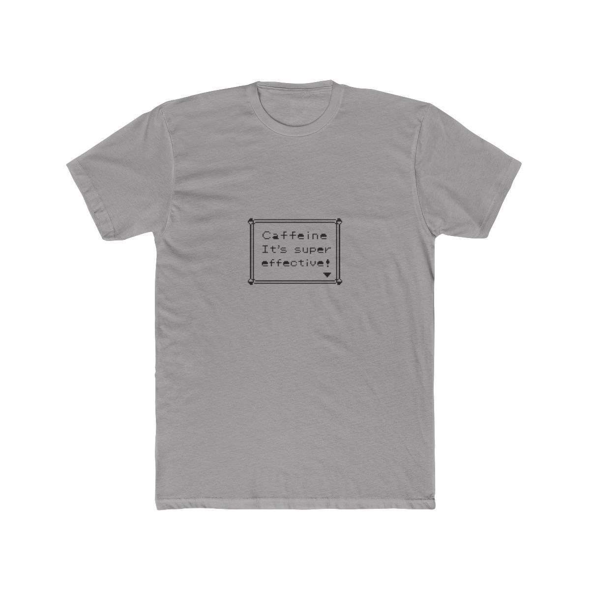 Caffeine Super Effective Pokémon T Shirt - Funny Gamer Coffee Gift