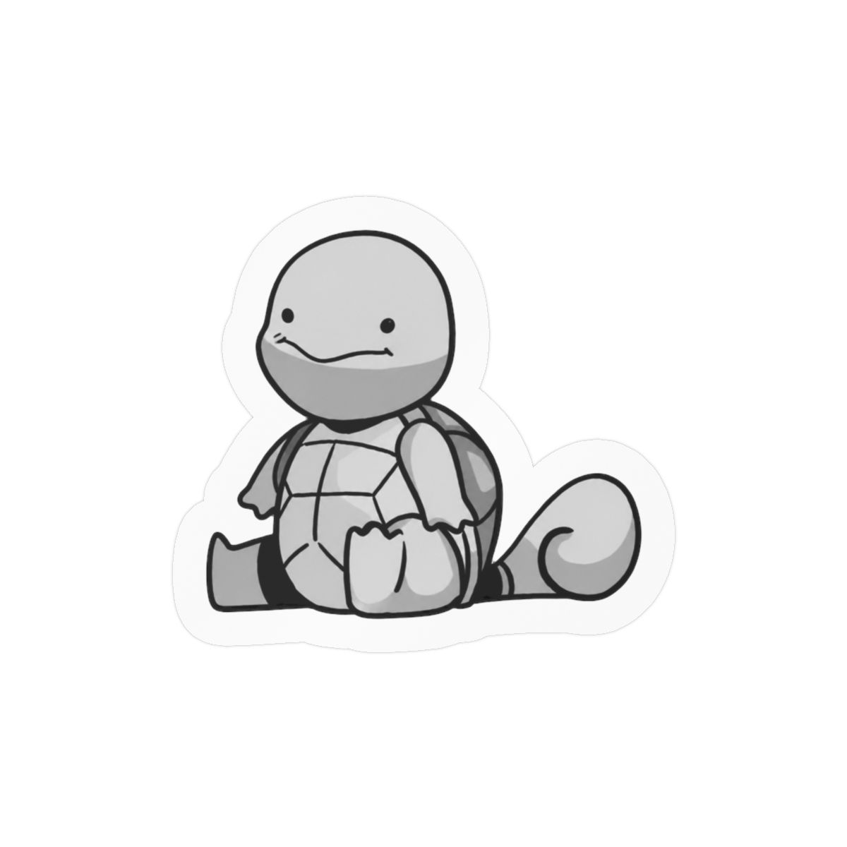 Cute Squirtle Pokémon Sticker | Adorable Kawaii Vinyl Decal