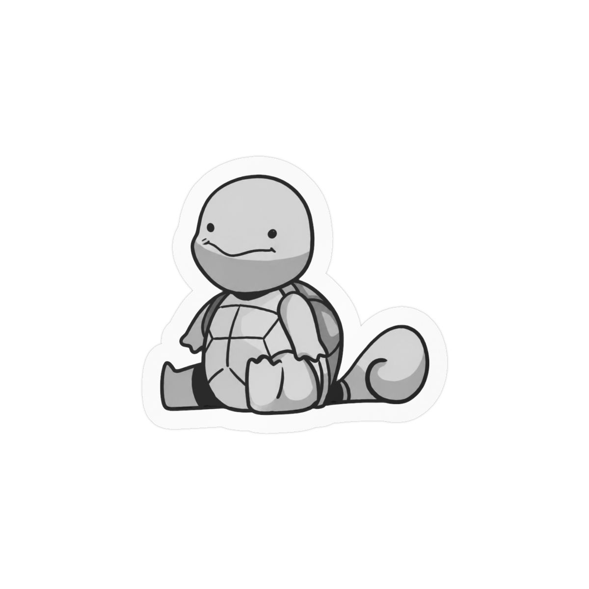 Cute Squirtle Pokémon Sticker | Adorable Kawaii Vinyl Decal - alternate angle 3, merchandise