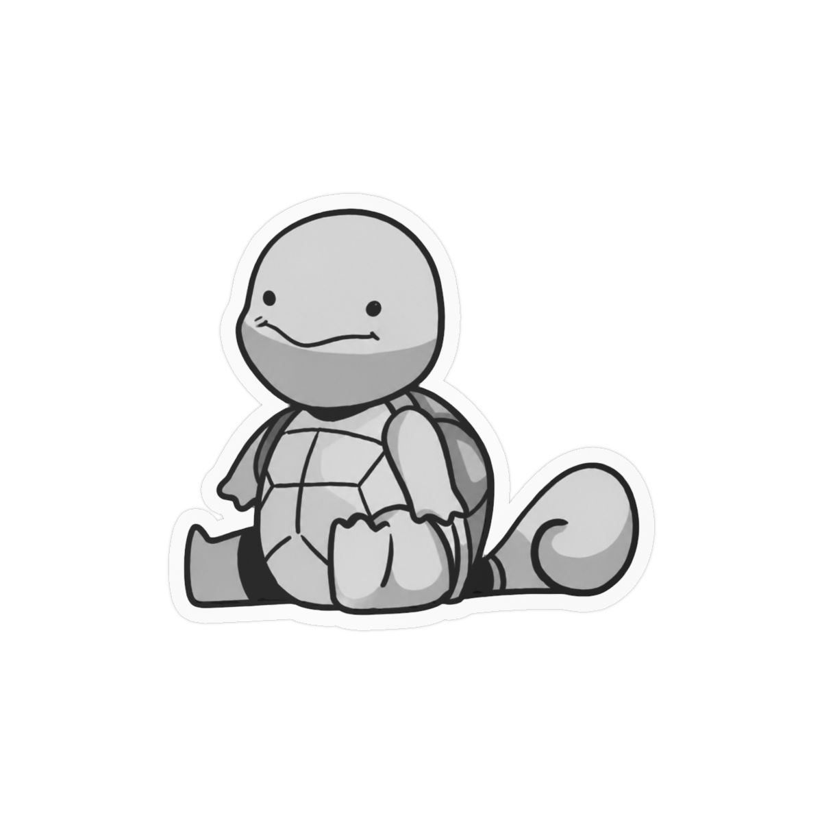 Cute Squirtle Pokémon Sticker | Adorable Kawaii Vinyl Decal