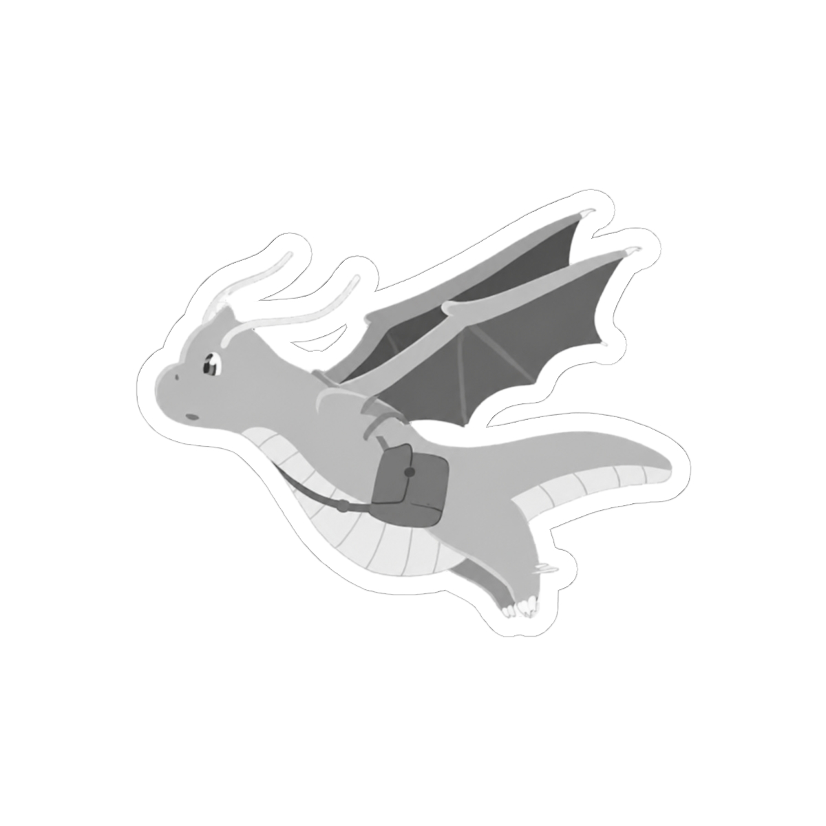 Dragonite Xpress Pokémon Sticker | Cute Dragon Vinyl Decal