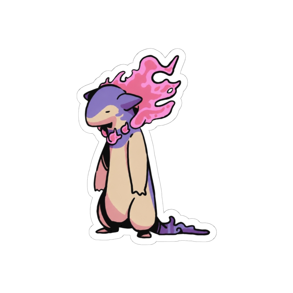 Hisuian Typhlosion Sticker | Ghost-Fire Pokémon Vinyl Decal