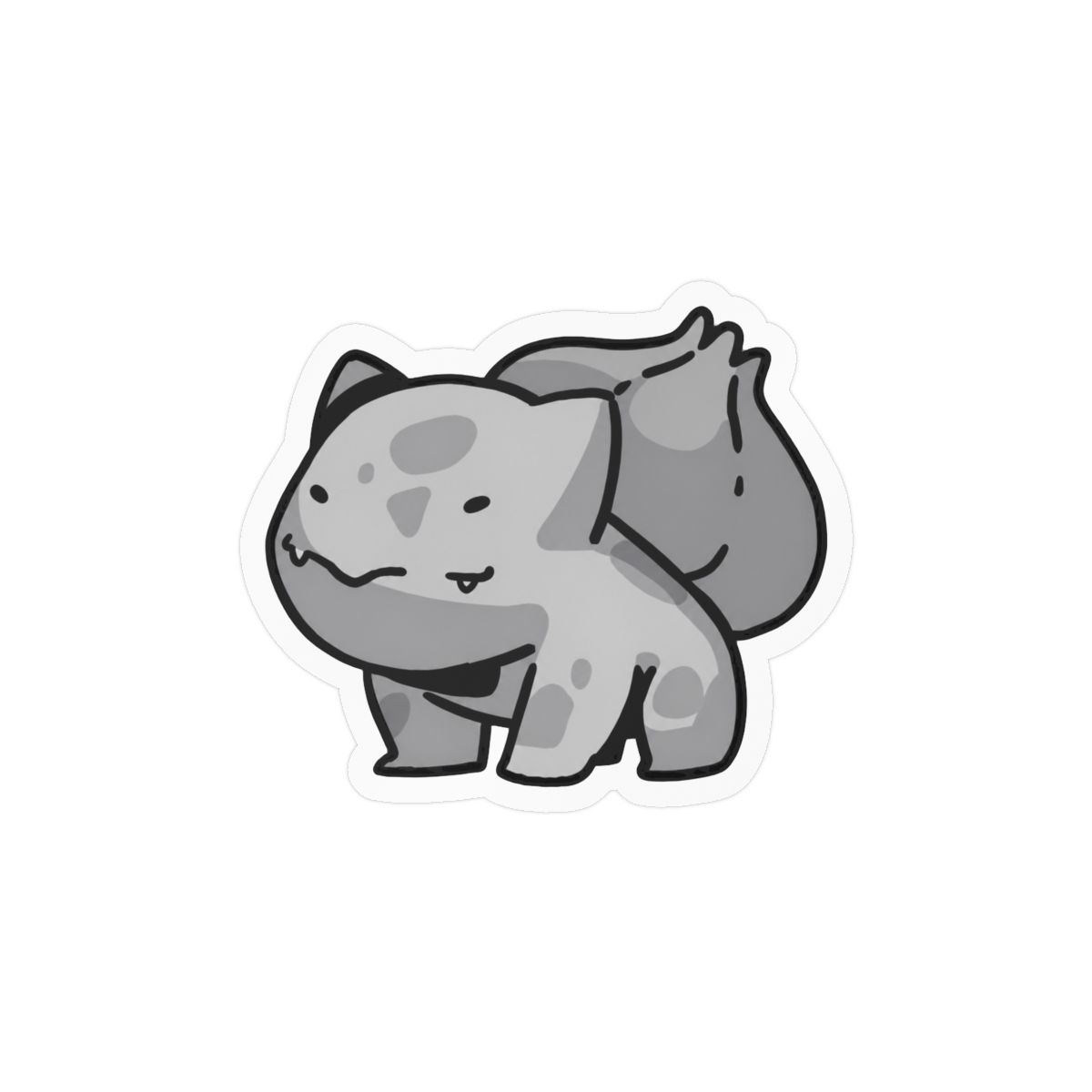 Bulbasaur by Static Wool Sticker | Cute Pokémon Vinyl Decal - alternate angle 2, merchandise