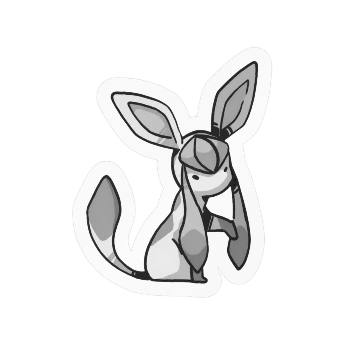 Glaceon Pokémon Sticker | Cute Vinyl Decal