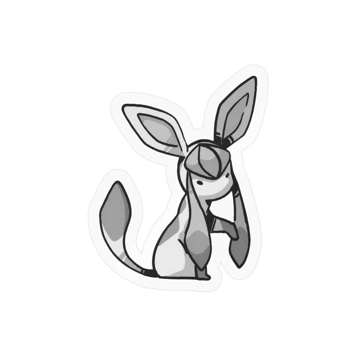 Glaceon Pokémon Sticker | Cute Vinyl Decal - alternate angle 1, merchandise