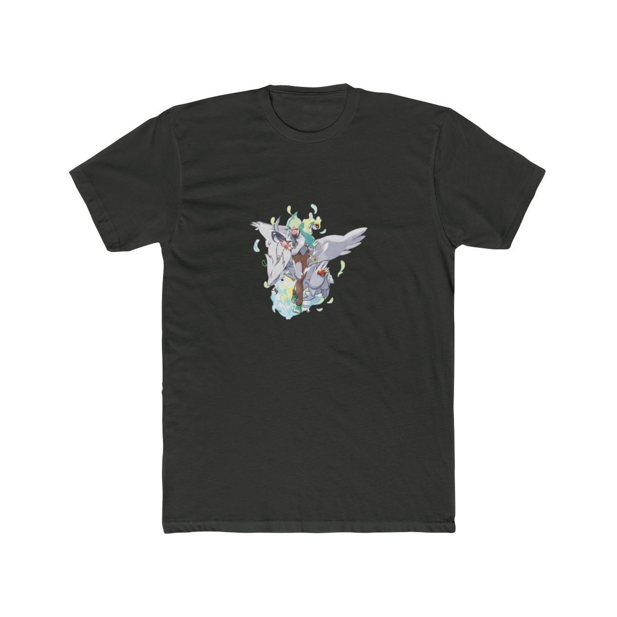 Official N Pokémon Trainers Light Blue Relaxed Fit Crew Neck T Shirt - Size Adult 4X-Large - alternate angle 3, merchandise
