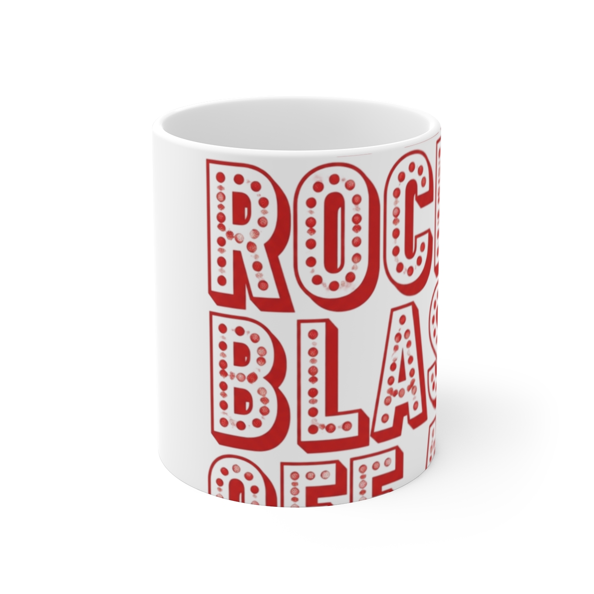 Pokemon "Team Rocket" White Mug - alternate angle 1, merchandise