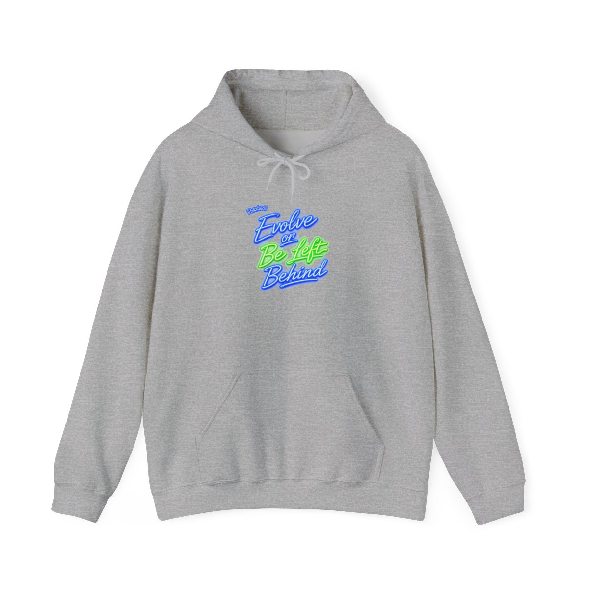 Pokemon "Evolve or Be Left Behind" Hoodie - alternate angle 3, merchandise