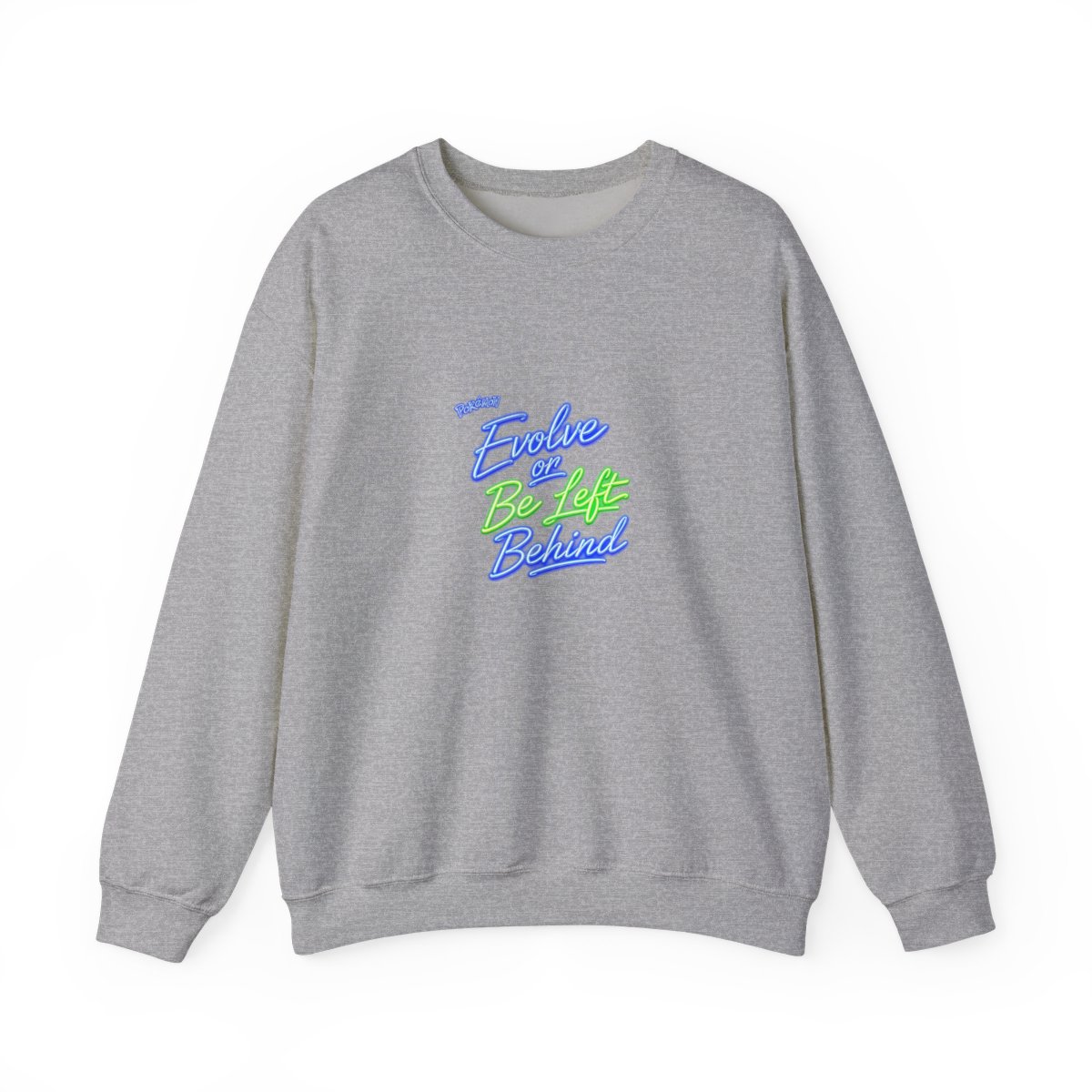 Pokemon "Evolve or Be Left Behind" Crewneck - alternate angle 2, merchandise