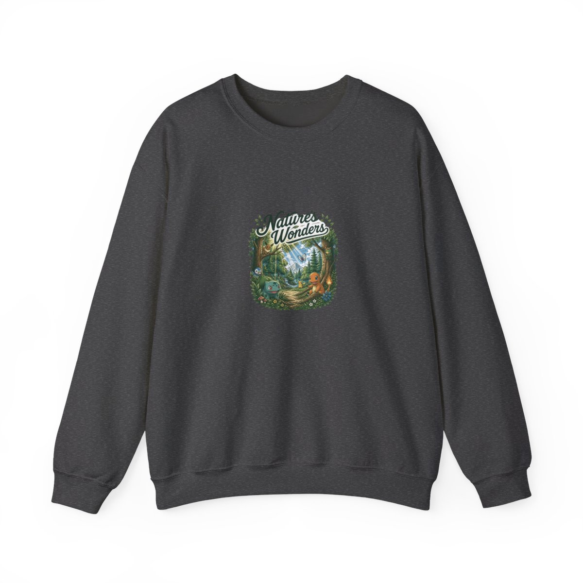 Pokemon "Trainee Pikachu Card No. 025" Crewneck - alternate angle 4, merchandise