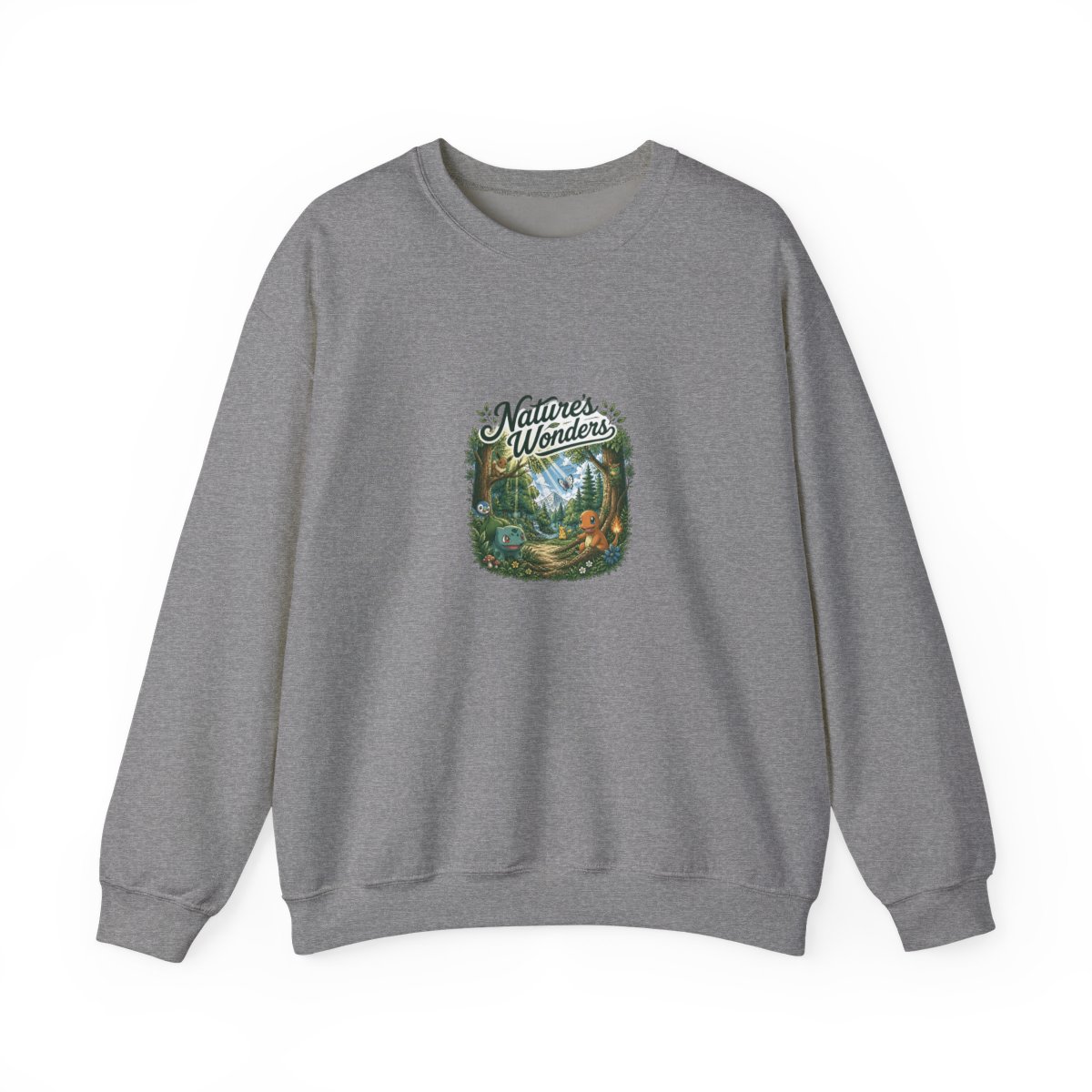 Pokemon "Trainee Pikachu Card No. 025" Crewneck - alternate angle 3, merchandise