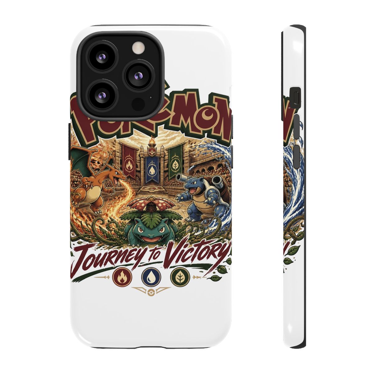 Pokemon "Explore Your Wilderness" Phone Case - alternate angle 1, merchandise
