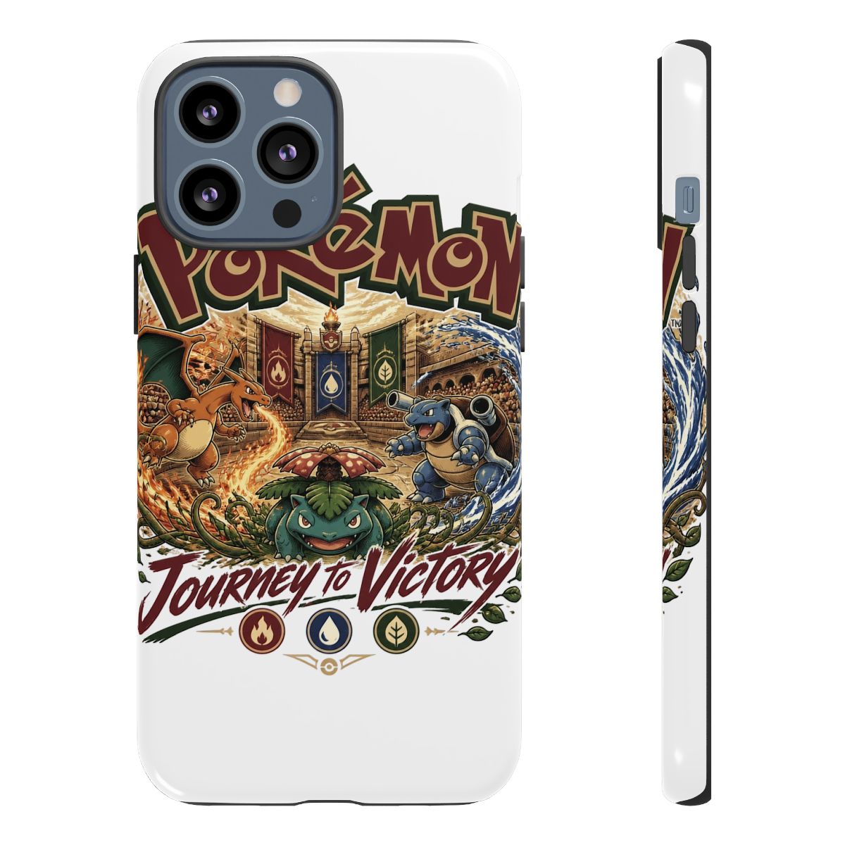 Pokemon "Explore Your Wilderness" Phone Case - alternate angle 2, merchandise