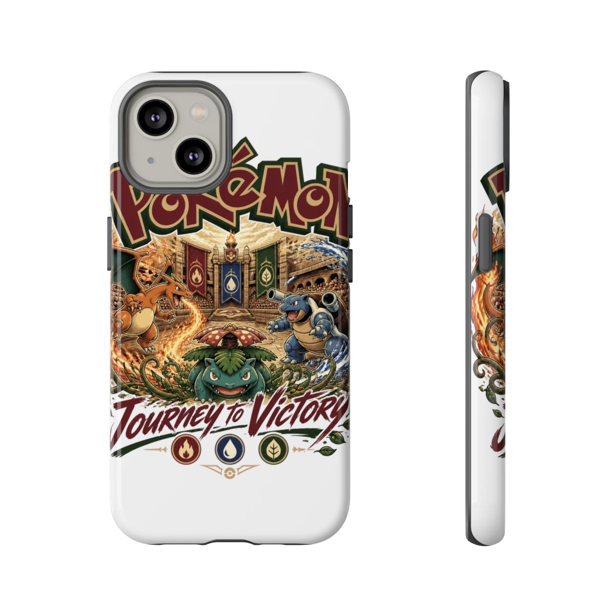 Pokemon "Explore Your Wilderness" Phone Case - alternate angle 3, merchandise