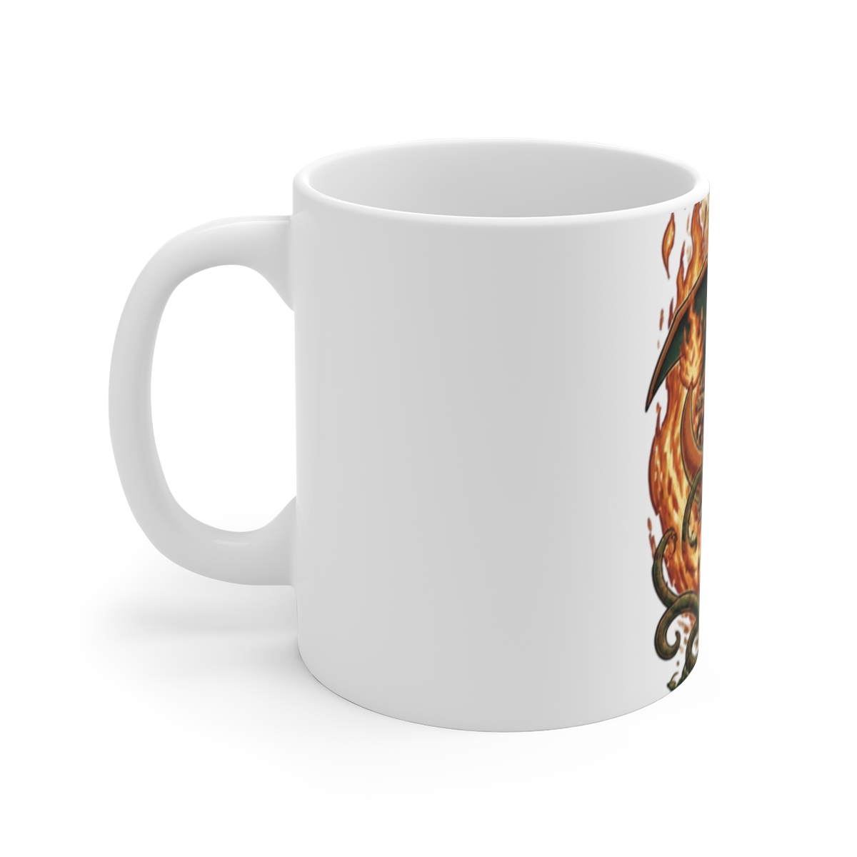 Pokemon "Explore Your Wilderness" White Mug - alternate angle 2, merchandise