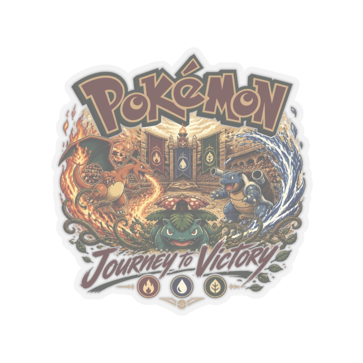 Pokemon "Explore Your Wilderness" Sticker