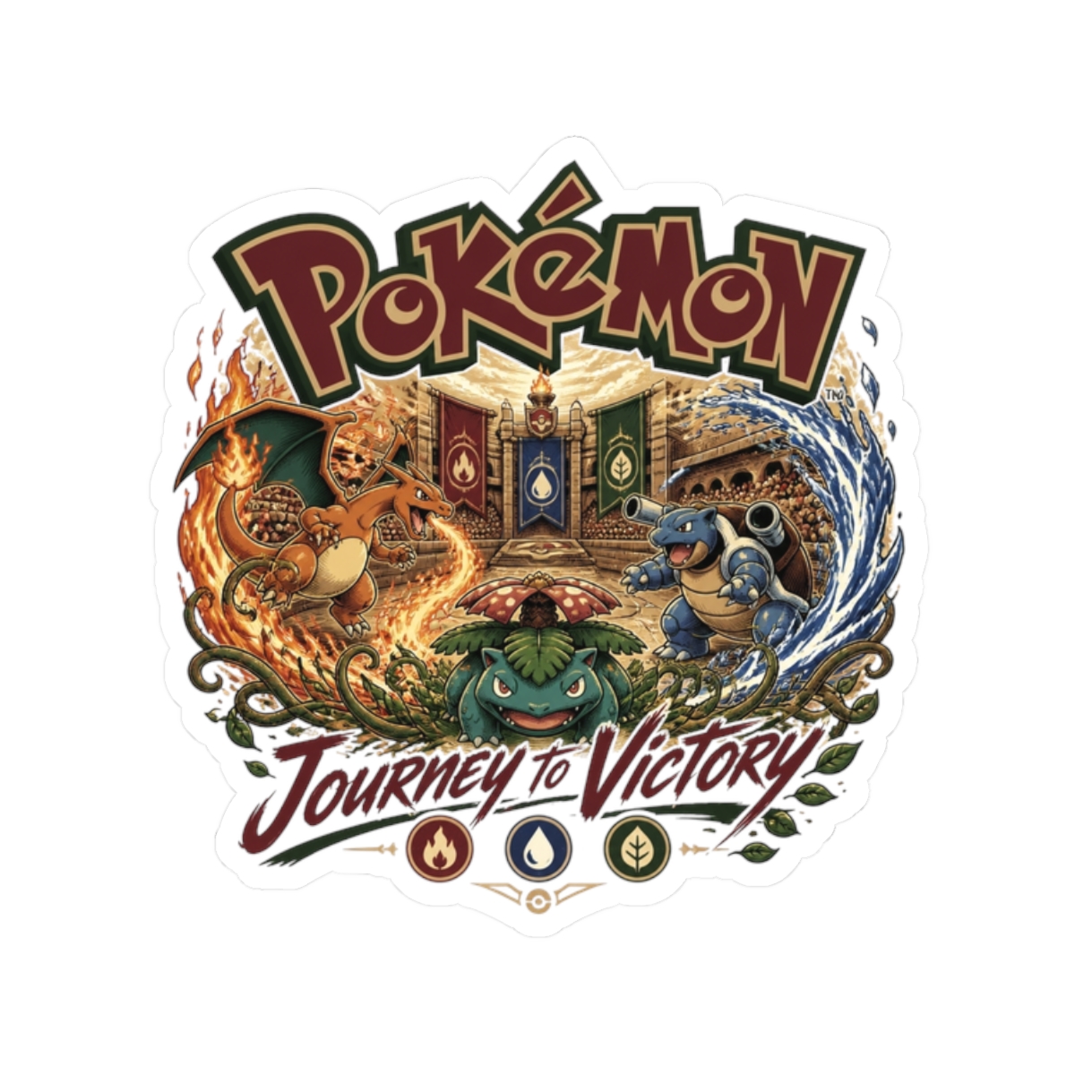 Pokemon "Explore Your Wilderness" Sticker - Official Stickers merchandise