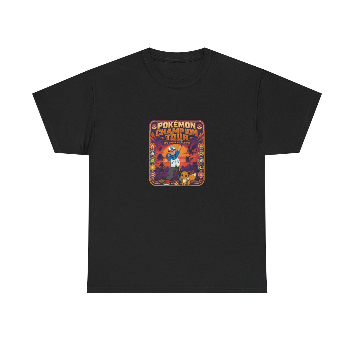 Monster Collecting Legacy Tour T-Shirt | Retro Adventure Style - alternate angle 2, merchandise