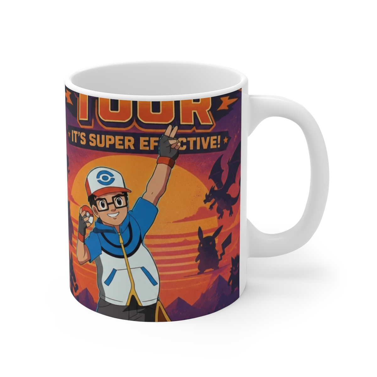 Pokemon "Pokémon Legacy Tour" White Mug - Official Mugs & Drinkware merchandise