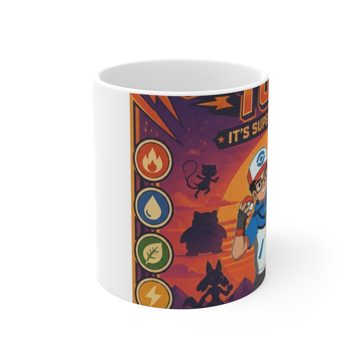 Pokemon "Pokémon Legacy Tour" White Mug - alternate angle 1, merchandise