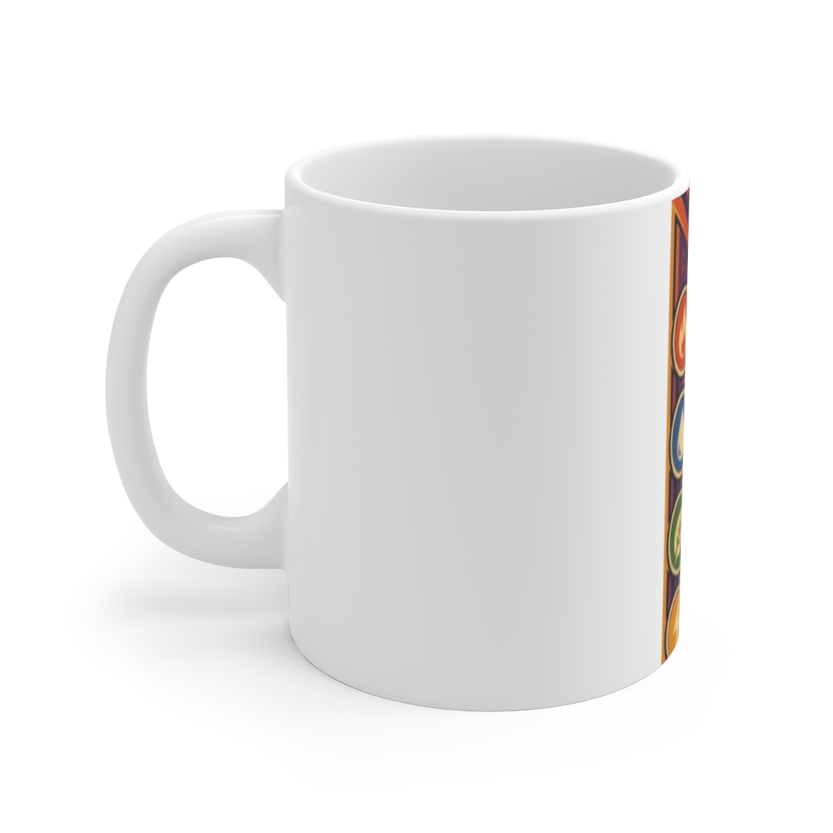 Pokemon "Pokémon Legacy Tour" White Mug - alternate angle 2, merchandise