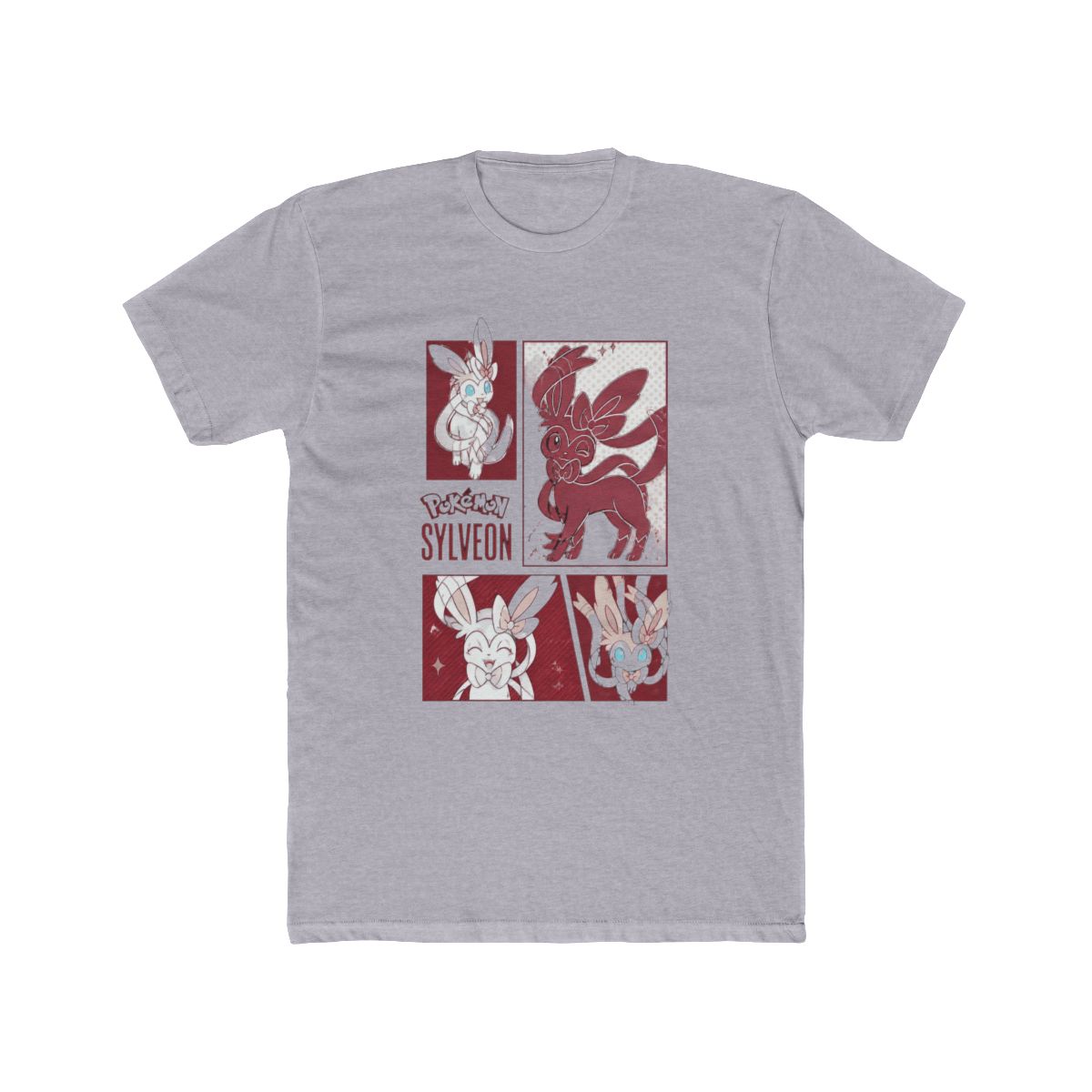 Pokémon Sylveon Pastel Grid T Shirt | Pokemon - alternate angle 4, merchandise
