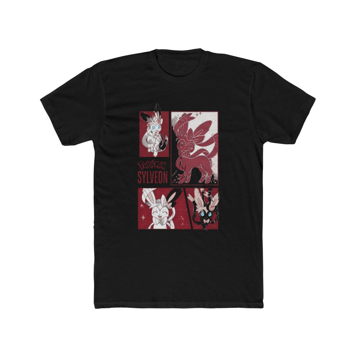 Pokémon Sylveon Pastel Grid T Shirt | Pokemon - alternate angle 3, merchandise