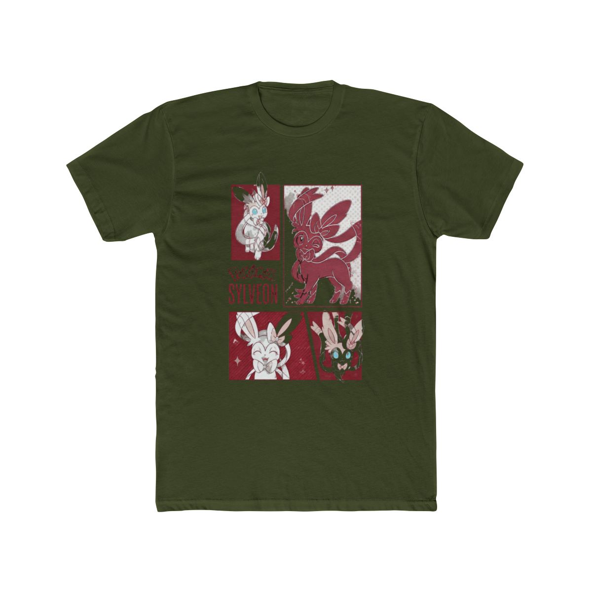 Pokémon Sylveon Pastel Grid T Shirt | Pokemon - alternate angle 5, merchandise