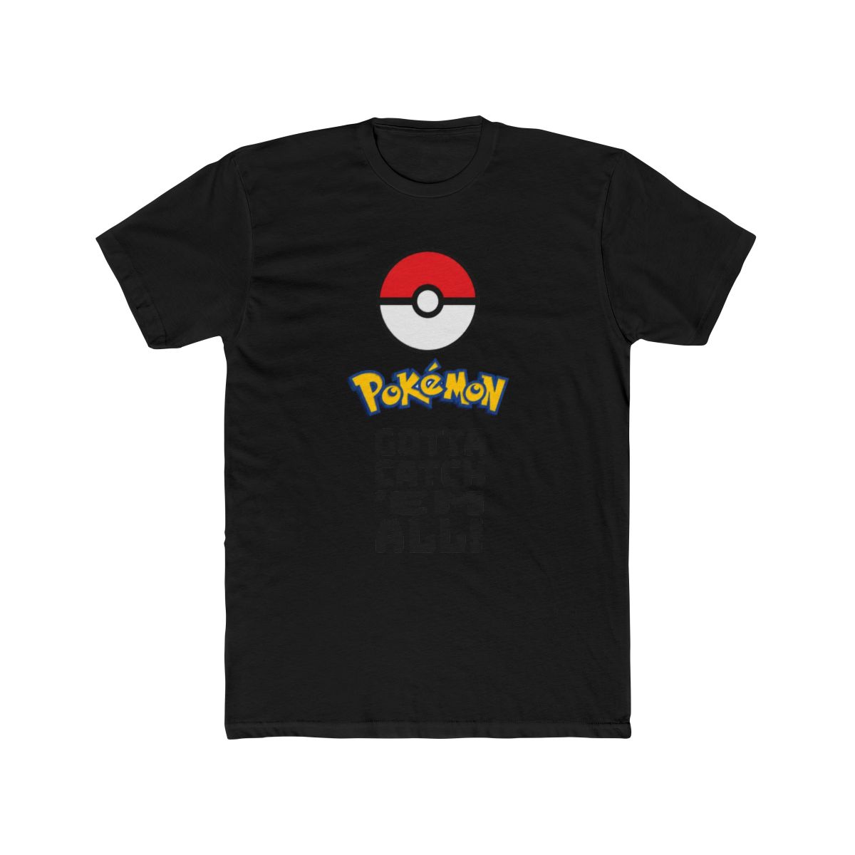 Pokémon Catch 'Em All T Shirt | Pokemon - alternate angle 3, merchandise