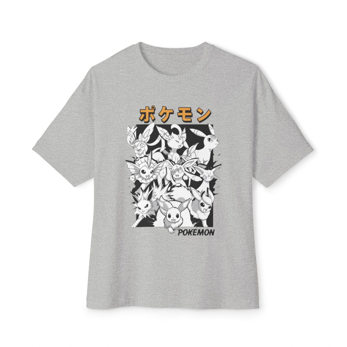 Pokemon Eevee Evolutions T-Shirts Girls Oversized T-Shirt - alternate angle 5, merchandise