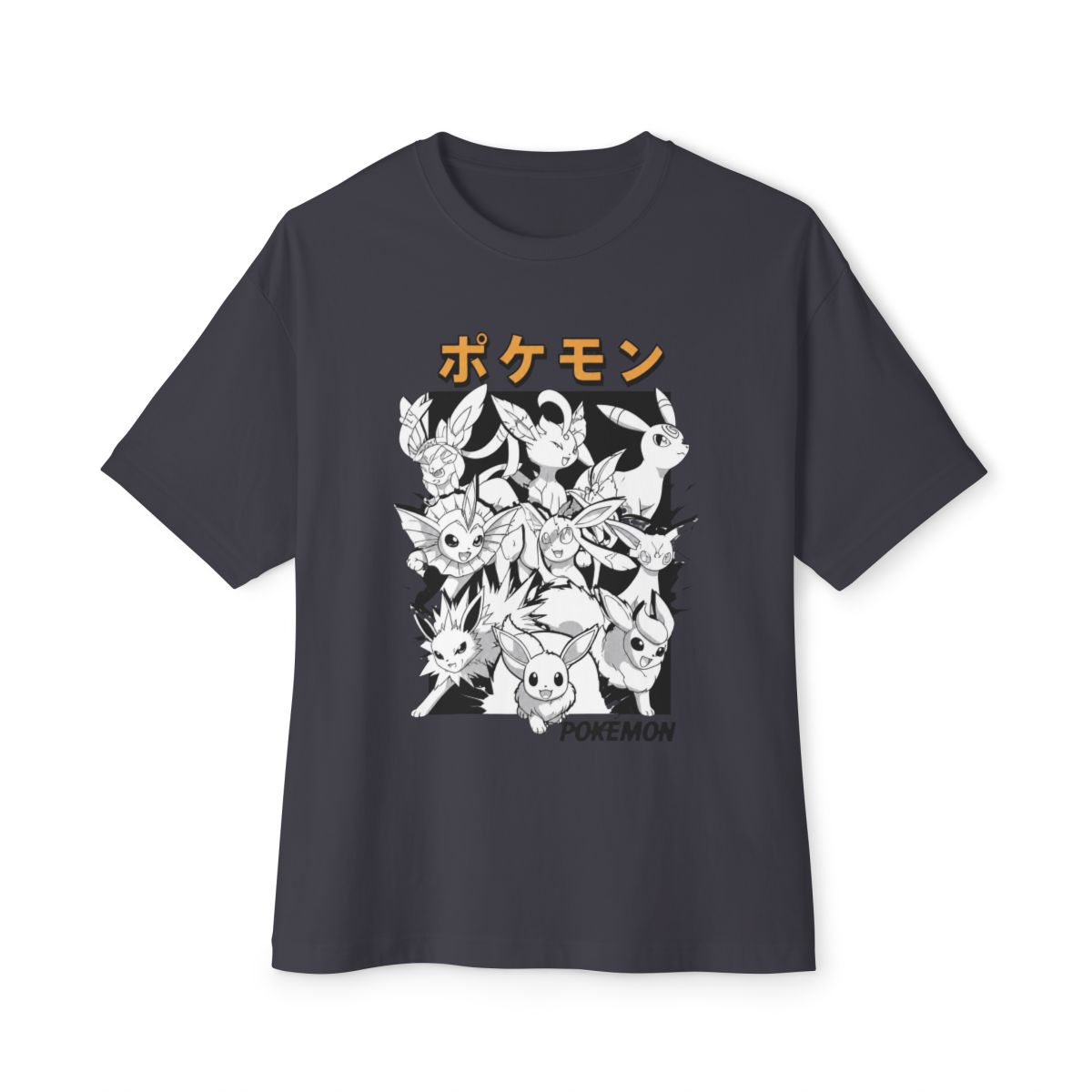 Pokemon Eevee Evolutions T-Shirts Girls Oversized T-Shirt - alternate angle 4, merchandise