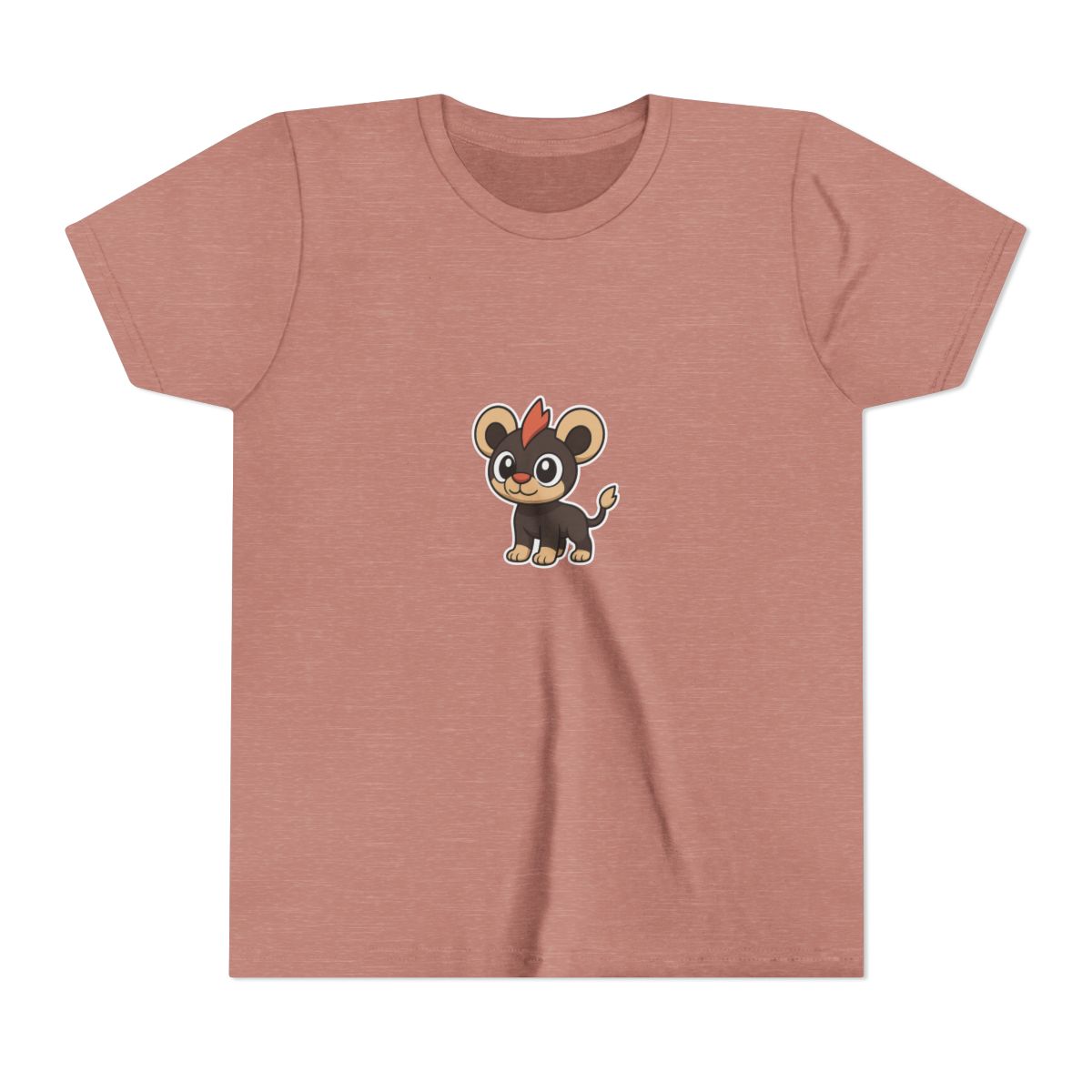 Adorable Chibi Litleo Pokémon Kids T-Shirt - alternate angle 2, merchandise