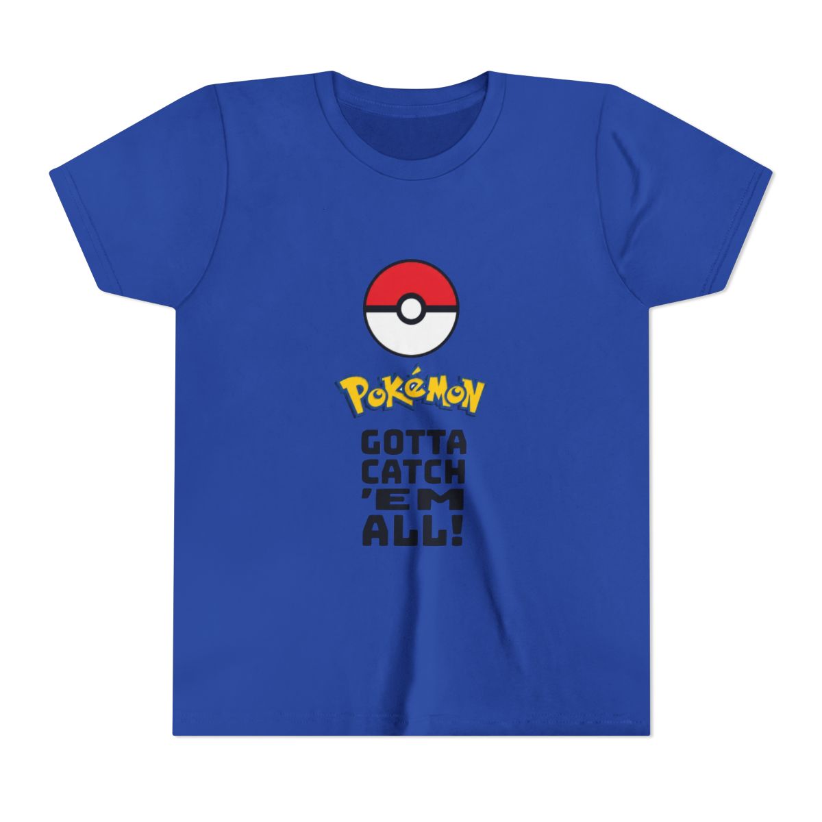 Pokémon Catch 'Em All Kids T Shirt | Pokemon - alternate angle 4, merchandise