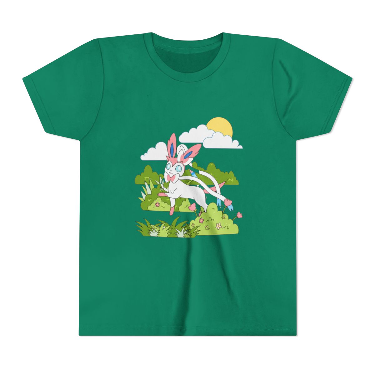 Pokémon Sylveon Scenic Kids T Shirt | Pokemon - alternate angle 2, merchandise