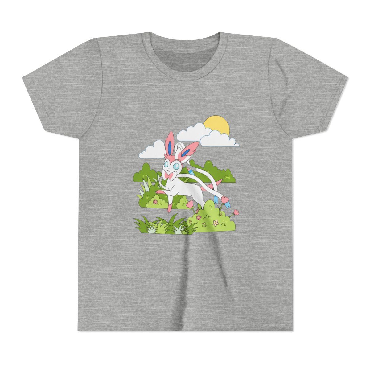 Pokémon Sylveon Scenic Kids T Shirt | Pokemon - alternate angle 3, merchandise